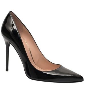 Stuart Weitzman Nouveau Patent Black Heel Pump 8